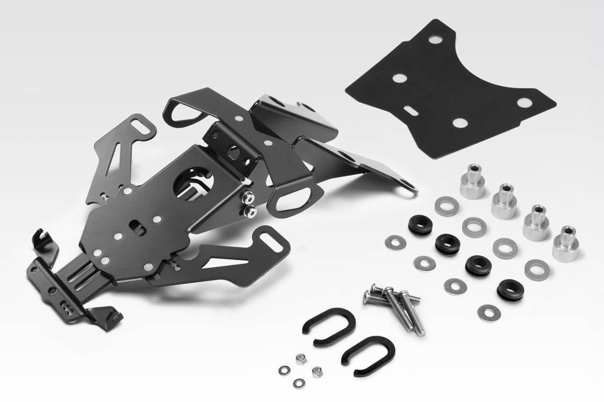 Transalp 750 2023/25 - Kit Kennzeichenhalter International (R-0987) - Schrauben inklusive – Zubehör für Pretto Moto (DPM Race) – 100% Made in Italy von DPM race