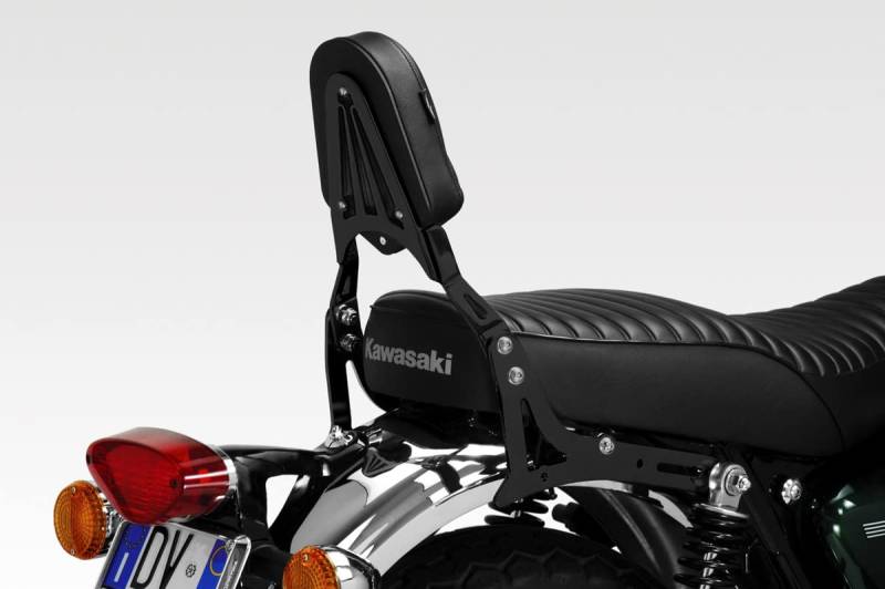 W650 1999/06 - W800 2011/16 - W800 2020/22 - Sissybar (S-0710B) - Rückenlehne Sissy Bar - Einfache Installation - Hardware-Bolzen Enthalten - De Pretto Moto (DPM Race) - 100% Made in Italy von DPM race