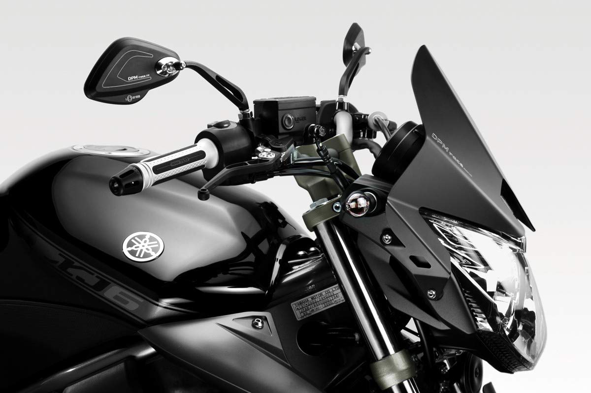XJ6N 2013/16 - Windschutzscheibe 'Warrior' (R-0664) - Aluminium Windschild Windabweiser Scheibe - Hardware-Bolzen Enthalten - Motorradzubehör De Pretto Moto (DPM Race) - 100% Made in Italy von DPM race