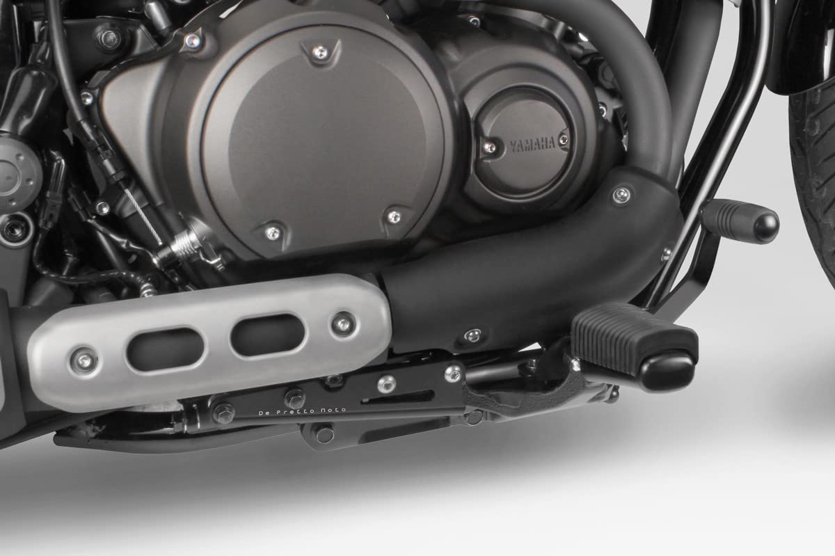 XV950R 2014 - Kit Umpositionieren Befehle Original (S-0709) - Fußrasten Fußstützen Fussstützen Fussrasten - inkl. Hardware-Bolzen - Motorradzubehör De Pretto Moto (DPM Race) - 100% Made in Italy von DPM race
