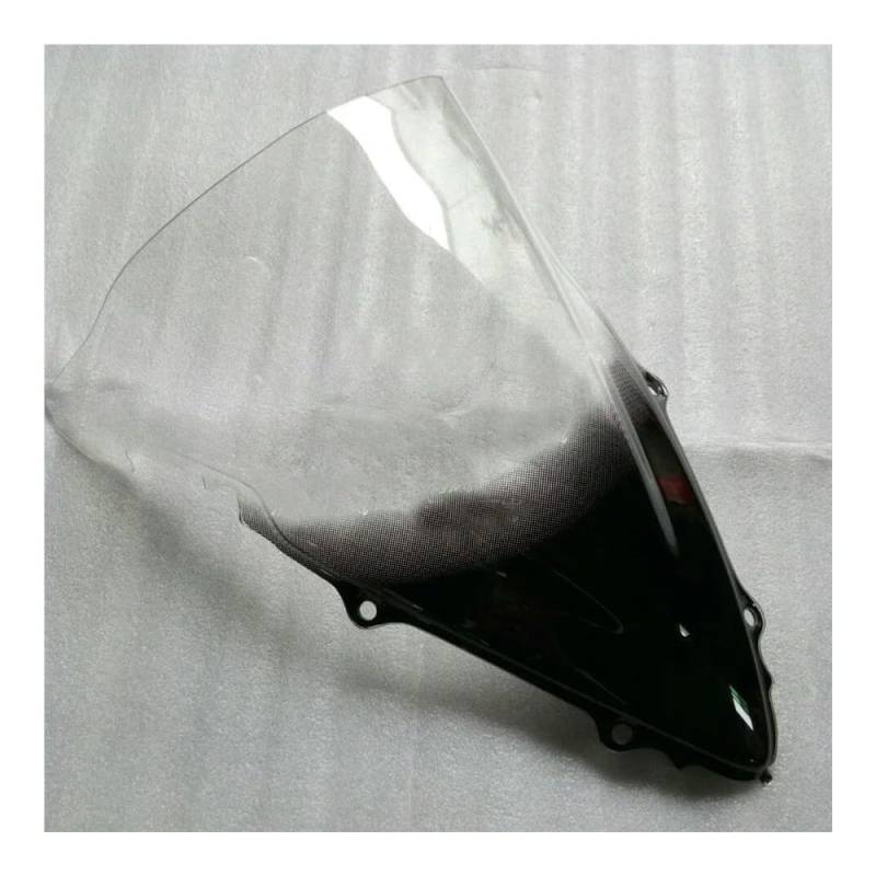Für YZF R6 YZFR6 2003 2004 2005 Windschutzscheibenzubehör Windschutzscheibe Windabweiser Motorradbildschirm Double Bubble Smoke Windschutzscheibe von DPOGHYE