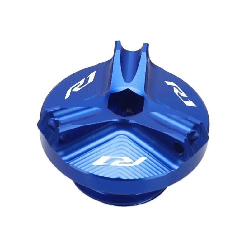 Motorrad Öleinfülldeckel FÜR Ya&maha YZF-R1 1998 2012 1999 2000 2002 2003 2004 2005 2006 2007 2008 Motorrad Motor Öl Füllstoff Tasse Abdeckung Kappe Schraube von DPOGHYE