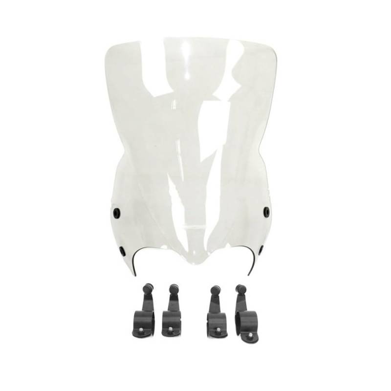 Motorrad Windschutzscheibe Windschutz W/Halterung Wind Shield Schirm Für Boulevard VZR M109R M109R2 M50 M90 2006-2016 Windschutzscheibe von DPOGHYE