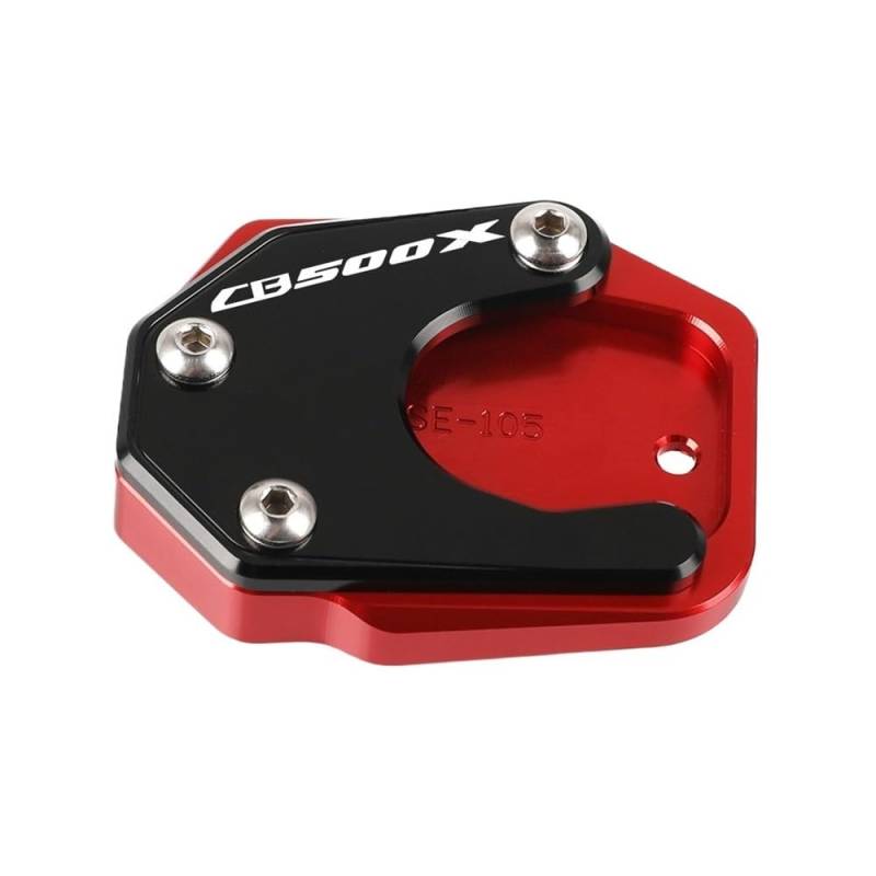 Seitenständer Fußstütze FÜR CB500X 2013 2014 2015 2016 2017 2018 2019 2020 2021 CNC Fuß Seite Stehen Pad Platte Ständer Vergrößerer Unterstützung Erweiterung von DPOGHYE