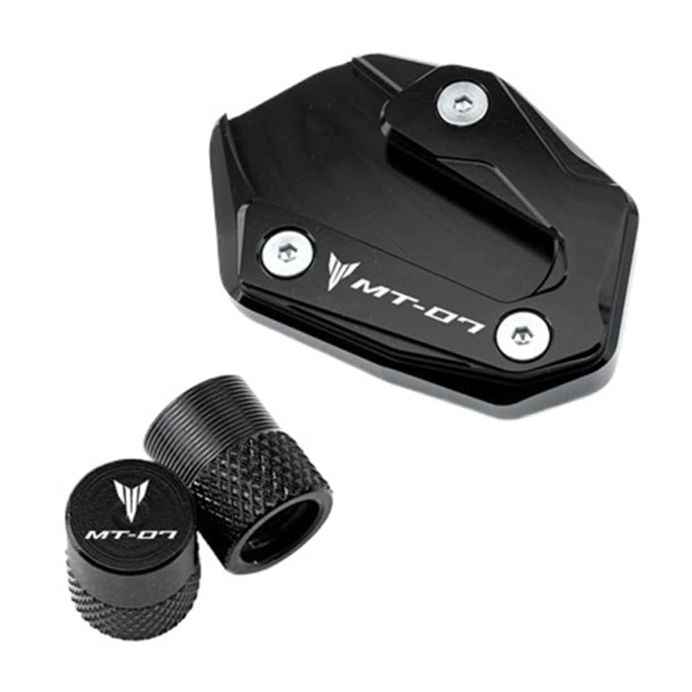 Seitenständer Fußstütze Für MT07 MT-07 MT 07 FZ07 MT07 2014-2024 Zubehör Motorrad Ständer Fuß Seitenständer Vergrößerungspad & Reifen Ventilkappe Seitenständer Fußstütze Für MT07 MT-07 MT 07 FZ07 MT07 2014-2024 Zubehör Motorrad Ständer Fuß Seitenständer Vergrößerungspad & Reifen Ventilkappe von DPOGHYE