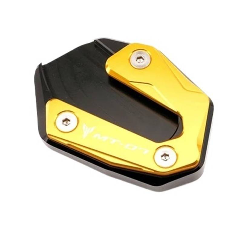 Seitenständer Fußstütze Für MT07 MT-07 MT 07 FZ07 MT07 2014-2024 Zubehör Motorrad Ständer Fuß Seitenständer Vergrößerungspad & Reifen Ventilkappe von DPOGHYE