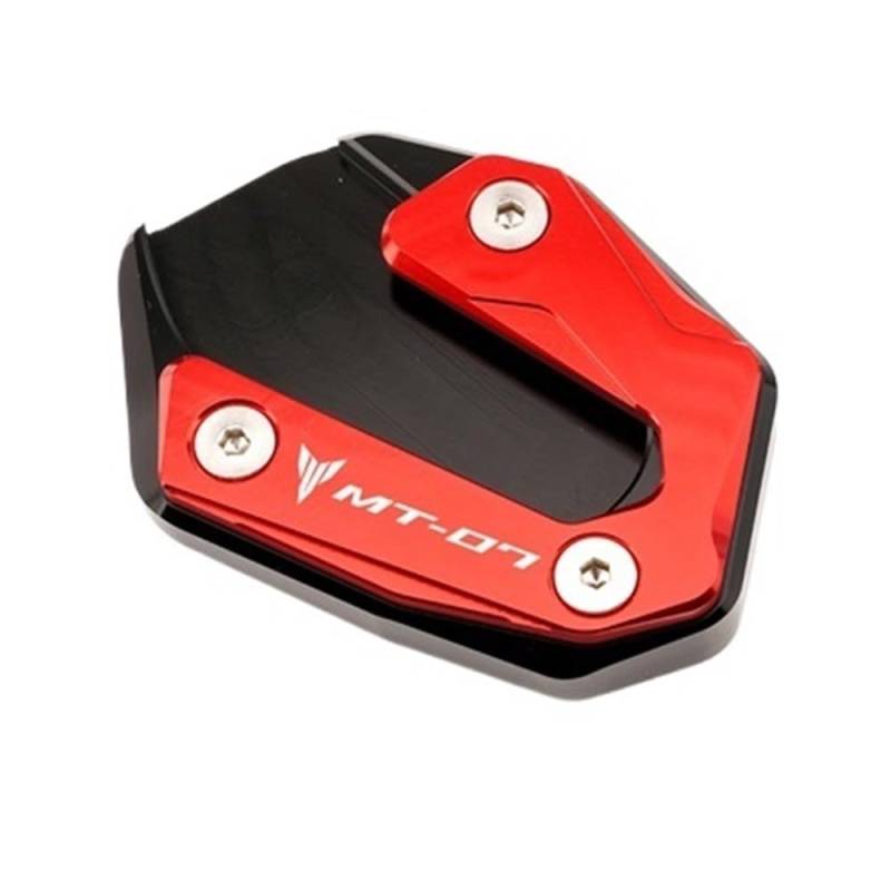 Seitenständer Fußstütze Für MT07 MT-07 MT 07 FZ07 MT07 2014-2024 Zubehör Motorrad Ständer Fuß Seitenständer Vergrößerungspad & Reifen Ventilkappe von DPOGHYE