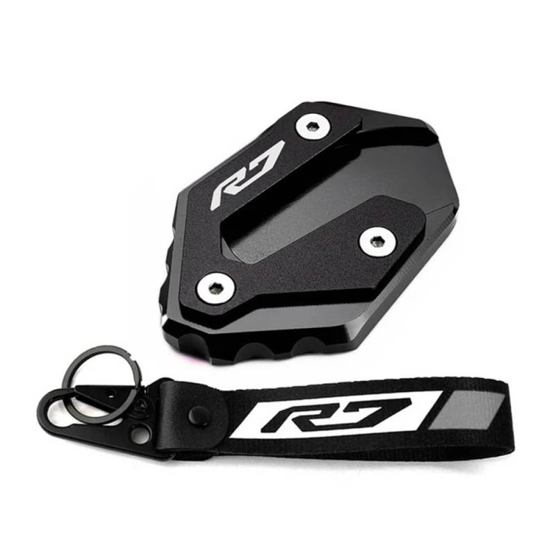Seitenständer Fußstütze Für R7 YZF-R7 YZF R7 R 7 2021 2022 2023 Motorrad Seitenständer Fußverlängerung Pad Ständerplatte Vergrößerung Schlüsselanhänger von DPOGHYE