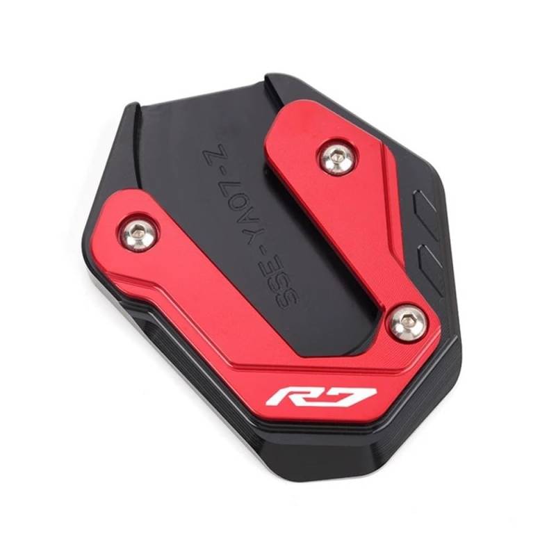 Seitenständer Fußstütze Für R7 YZF-R7 YZF R7 R 7 2022 2023 Motorrad Seitenständer Ständer Vergrößerte Platte CNC Fußpolster Schlüsselanhänger Zubehör Moto von DPOGHYE