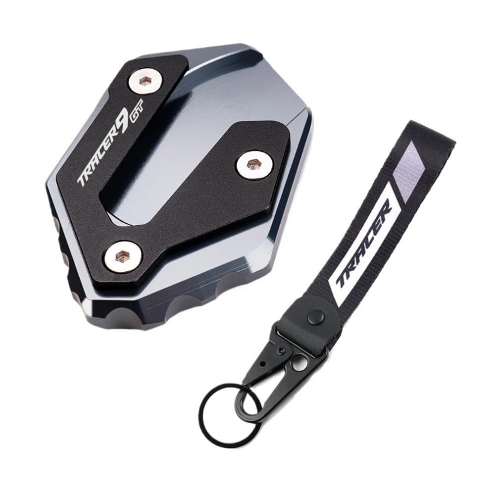 Seitenständer Fußstütze Für Tracer 9 GT Tracer 900 Tracer 9GT Tracer9gt Plus 2021-2023 Motorrad Ständer Fuß Seitenständer Vergrößerungspad Schlüsselanhänger von DPOGHYE