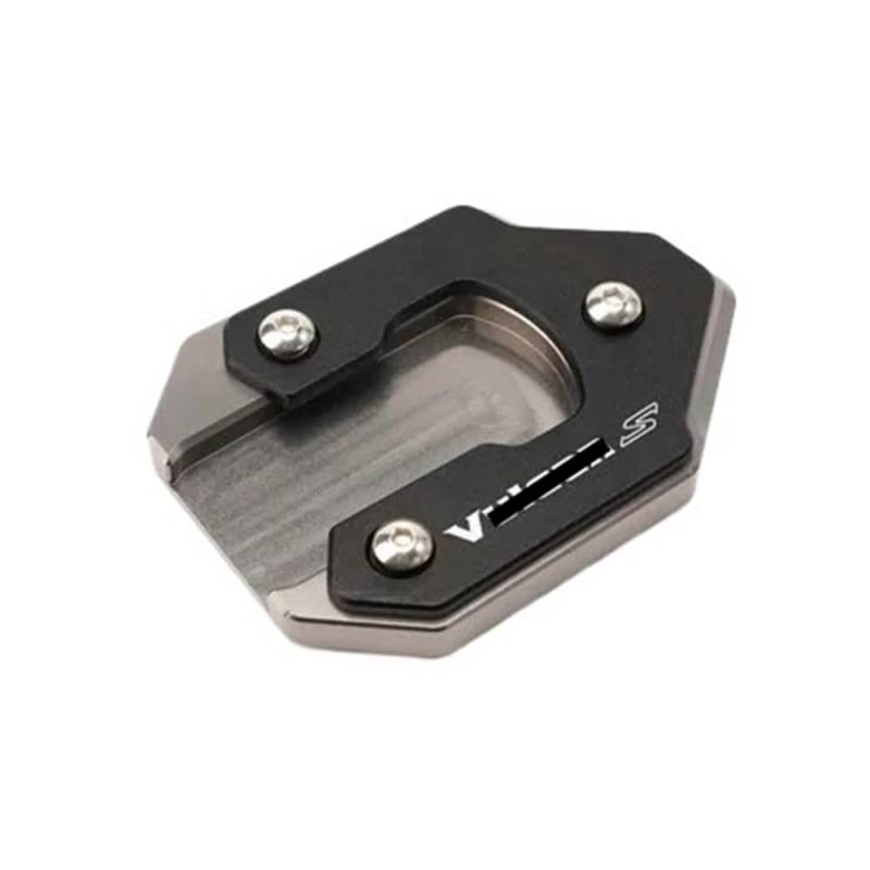 Seitenständer Fußstütze Reifenventilkappe Für Vu&lcan S 650 VN650 2015-2023 Motorrad CNC Fußseitenständer-Verlängerungspad Vergrößerungsplatte Zubehör von DPOGHYE