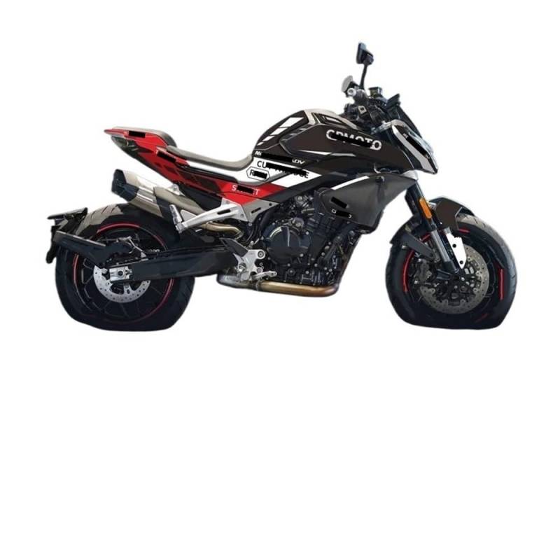 Zubehör Motorradaufkleber Für CF&Moto NK800 800NK 800 NK 2023 Motorrad Körper Verkleidung Aufkleber Logo Aufkleber Protector Tank Pad Decals Motorrad Aufkleber von DPOGHYE