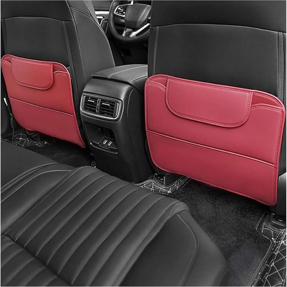 2 Stück Auto Rücksitz Anti Kick Pad für BMW 2er Active Tourer F45 2015-2018, Autositz Rückenlehne Schutz, Leder Autositz Rückenlehnenschutz Kick Matte, Wasserdicht Kratzfest Zubehör,A-RED 2 Stück Auto Rücksitz Anti Kick Pad für BMW 2er Active Tourer F45 2015-2018, Autositz Rückenlehne Schutz, Leder Autositz Rückenlehnenschutz Kick Matte, Wasserdicht Kratzfest Zubehör,A-RED von DPONHJ