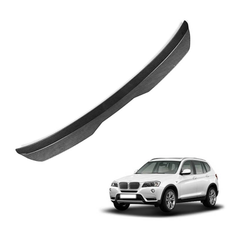 Auto Heckspoiler HeckflüGel Spoiler für BMW X3 F25 2011 2012 2013 2014 2015 2016 2017, Auto HeckflüGel Dachheckspoiler, Lippe Kofferraum Dachspoiler Heck-Dachspoiler Änderung Zubehör von DPONHJ