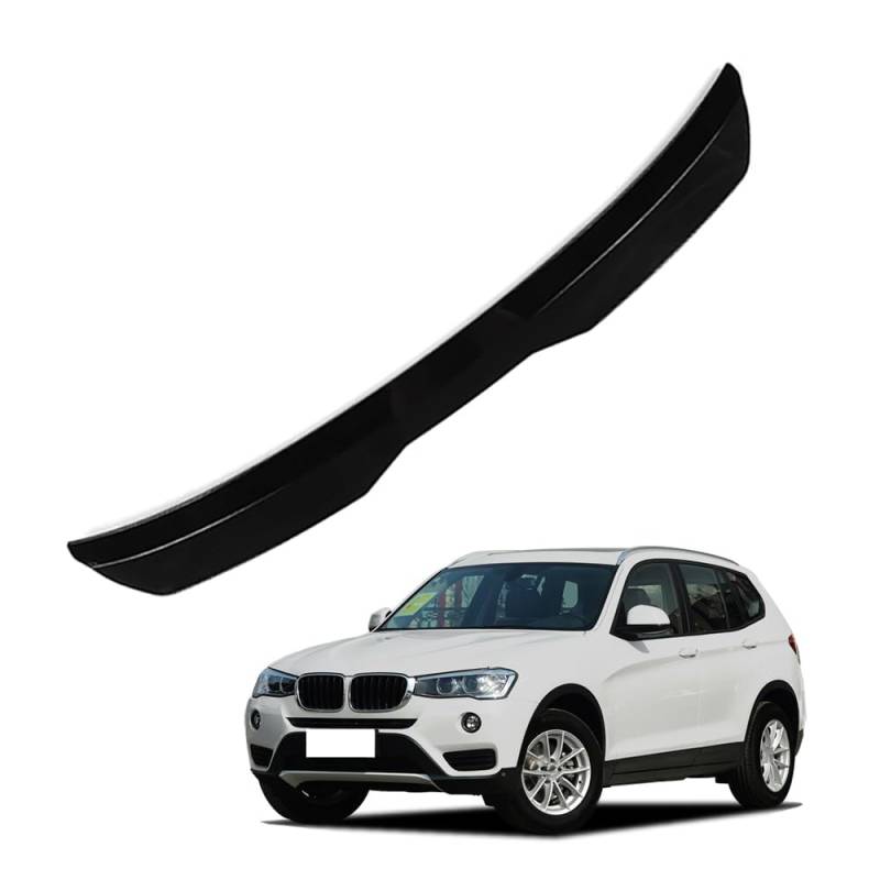 Auto Heckspoiler HeckflüGel Spoiler für BMW X3 G01 F25 E83 2003-2023, Auto HeckflüGel Dachheckspoiler, Lippe Kofferraum Dachspoiler Heck-Dachspoiler Änderung Zubehör,A Black von DPONHJ