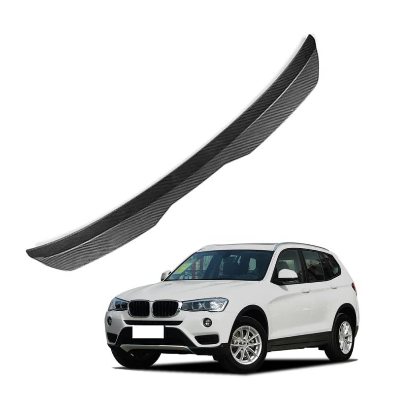 Auto Heckspoiler HeckflüGel Spoiler für BMW X3 G01 F25 E83 2003-2023, Auto HeckflüGel Dachheckspoiler, Lippe Kofferraum Dachspoiler Heck-Dachspoiler Änderung Zubehör,B Carbon Fiber von DPONHJ
