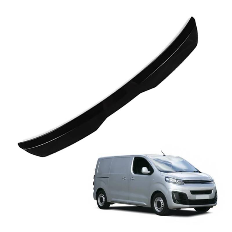 Auto Heckspoiler HeckflüGel Spoiler für Citroën Dispatch, Auto HeckflüGel Dachheckspoiler, Lippe Kofferraum Dachspoiler Heck-Dachspoiler Änderung Zubehör,A Black von DPONHJ