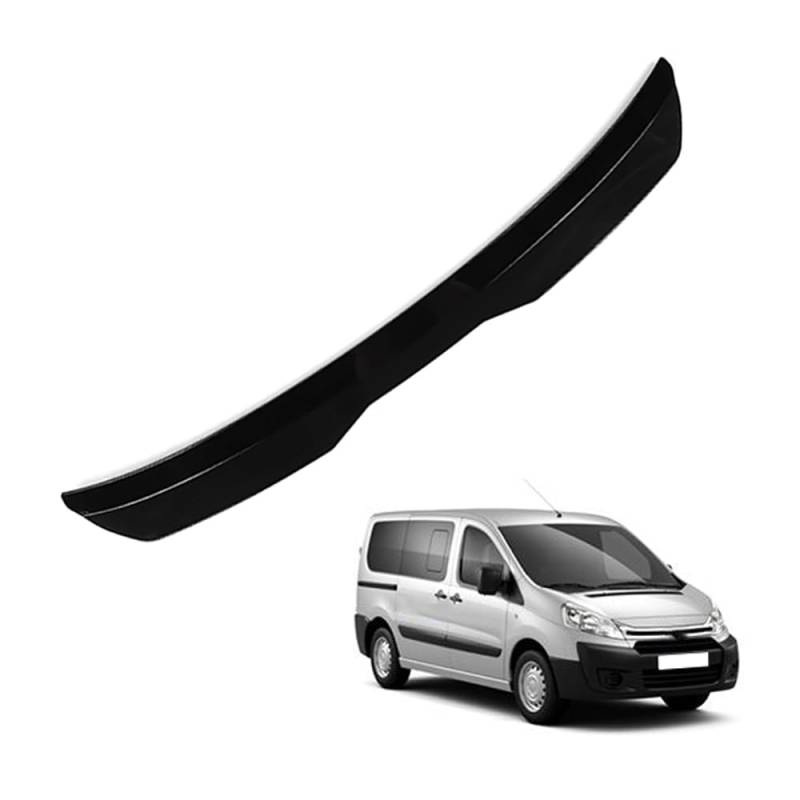 Auto Heckspoiler HeckflüGel Spoiler für Citroën Jumpy, Auto HeckflüGel Dachheckspoiler, Lippe Kofferraum Dachspoiler Heck-Dachspoiler Änderung Zubehör,A Black von DPONHJ