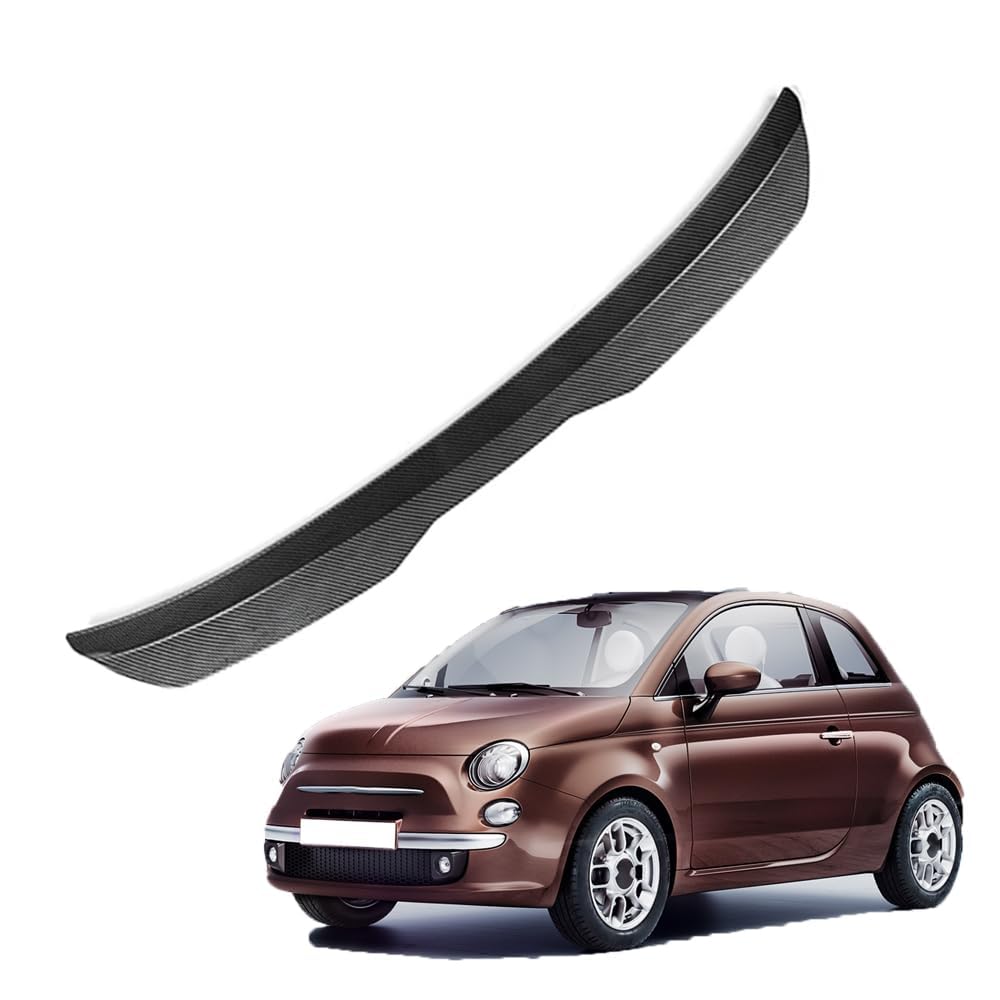 Auto Heckspoiler HeckflüGel Spoiler für FIAT 500, Auto HeckflüGel Dachheckspoiler, Lippe Kofferraum Dachspoiler Heck-Dachspoiler Änderung Zubehör,B Carbon Fiber Auto Heckspoiler HeckflüGel Spoiler für FIAT 500, Auto HeckflüGel Dachheckspoiler, Lippe Kofferraum Dachspoiler Heck-Dachspoiler Änderung Zubehör,B Carbon Fiber von DPONHJ