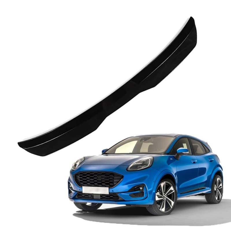 Auto Heckspoiler HeckflüGel Spoiler für Ford Puma ST-Line 2019 2020 2021 2022 2023, Auto HeckflüGel Dachheckspoiler, Lippe Kofferraum Dachspoiler Heck-Dachspoiler Änderung Zubehör,A Black von DPONHJ