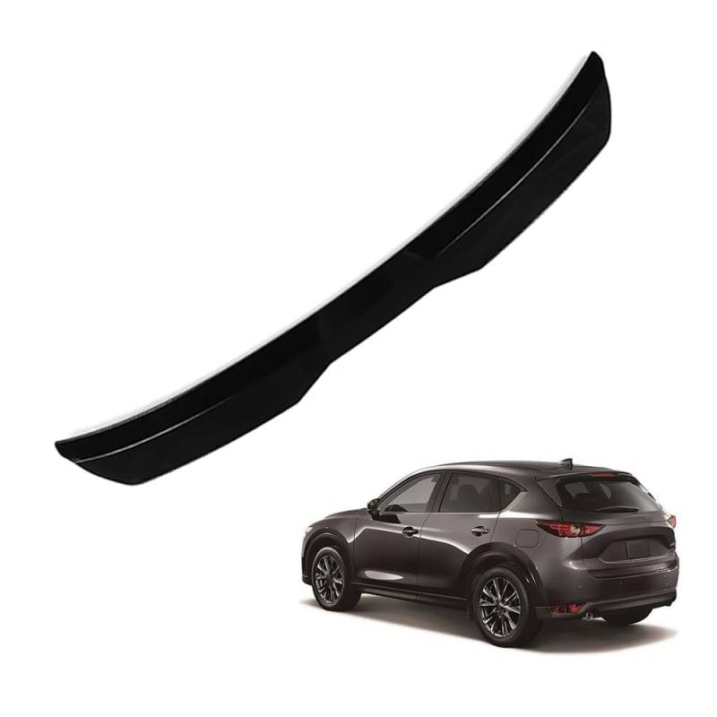 Auto Heckspoiler HeckflüGel Spoiler für Mazda CX-5 CX5 2017 2018 2019 2020 2021, Auto HeckflüGel Dachheckspoiler, Lippe Kofferraum Dachspoiler Heck-Dachspoiler Änderung Zubehör,A Black von DPONHJ