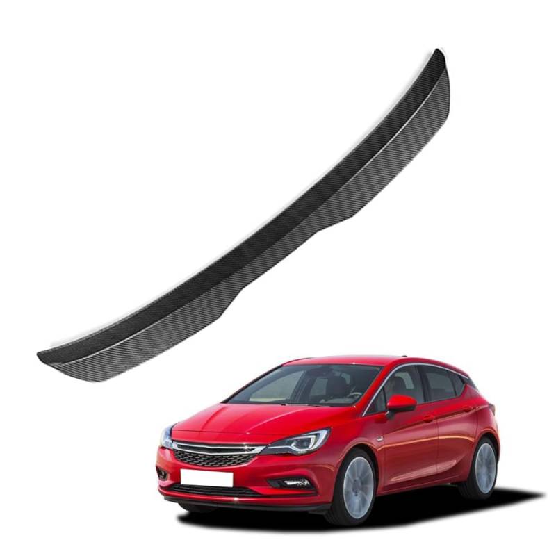 Auto Heckspoiler HeckflüGel Spoiler für Opel Astra K Schrägheck 2015-2017 2018 2019 2020 2021, Auto HeckflüGel Dachheckspoiler, Lippe Kofferraum Dachspoiler Heck-Dachspoiler Änderung Zubehör von DPONHJ