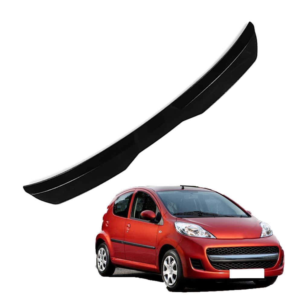 Auto Heckspoiler HeckflüGel Spoiler für Peugeot 107, Auto HeckflüGel Dachheckspoiler, Lippe Kofferraum Dachspoiler Heck-Dachspoiler Änderung Zubehör,A Black Auto Heckspoiler HeckflüGel Spoiler für Peugeot 107, Auto HeckflüGel Dachheckspoiler, Lippe Kofferraum Dachspoiler Heck-Dachspoiler Änderung Zubehör,A Black von DPONHJ