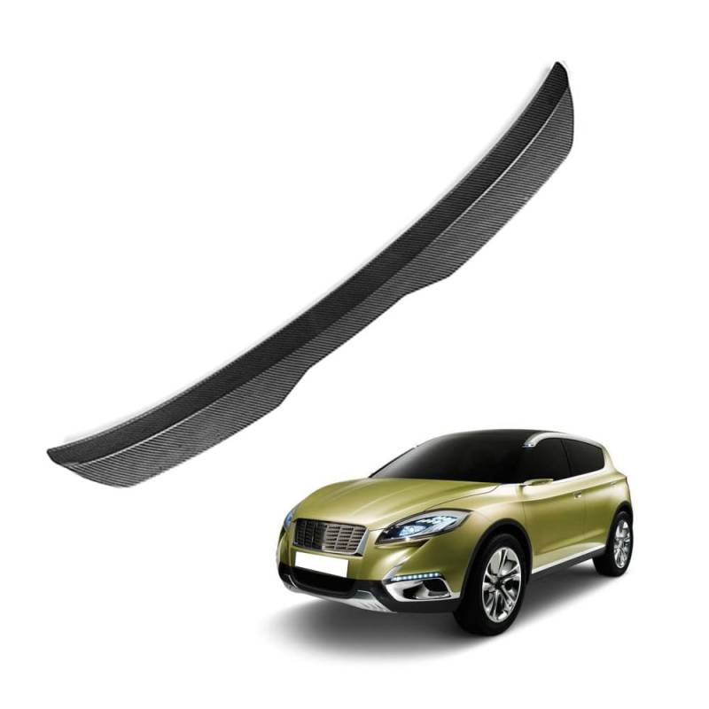 Auto Heckspoiler HeckflüGel Spoiler für Suzuki S-Cross 2014 2015 2016 2017 2018, Auto HeckflüGel Dachheckspoiler, Lippe Kofferraum Dachspoiler Heck-Dachspoiler Änderung Zubehör von DPONHJ