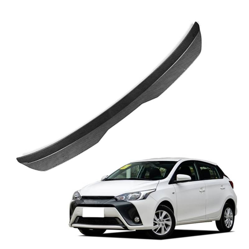 Auto Heckspoiler HeckflüGel Spoiler für Toyota Yaris 2000 2001 2002 2003 2004 2005 2006 2007, Auto HeckflüGel Dachheckspoiler, Lippe Kofferraum Dachspoiler Heck-Dachspoiler Änderung Zubehör von DPONHJ