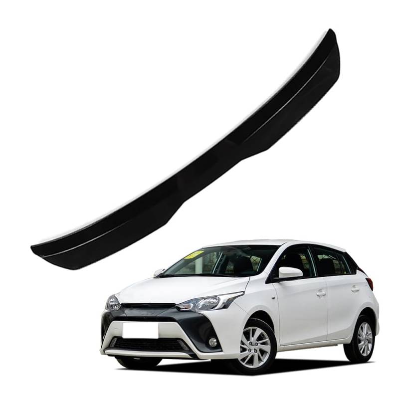 Auto Heckspoiler HeckflüGel Spoiler für Toyota Yaris 2000 2001 2002 2003 2004 2005 2006 2007, Auto HeckflüGel Dachheckspoiler, Lippe Kofferraum Dachspoiler Heck-Dachspoiler Änderung Zubehör von DPONHJ
