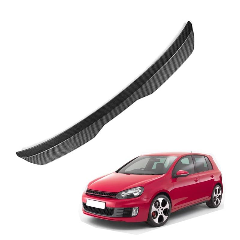 Auto Heckspoiler HeckflüGel Spoiler für VW Golf 6 GTI 2009 2010 2011 2012 2013, Auto HeckflüGel Dachheckspoiler, Lippe Kofferraum Dachspoiler Heck-Dachspoiler Änderung Zubehör von DPONHJ