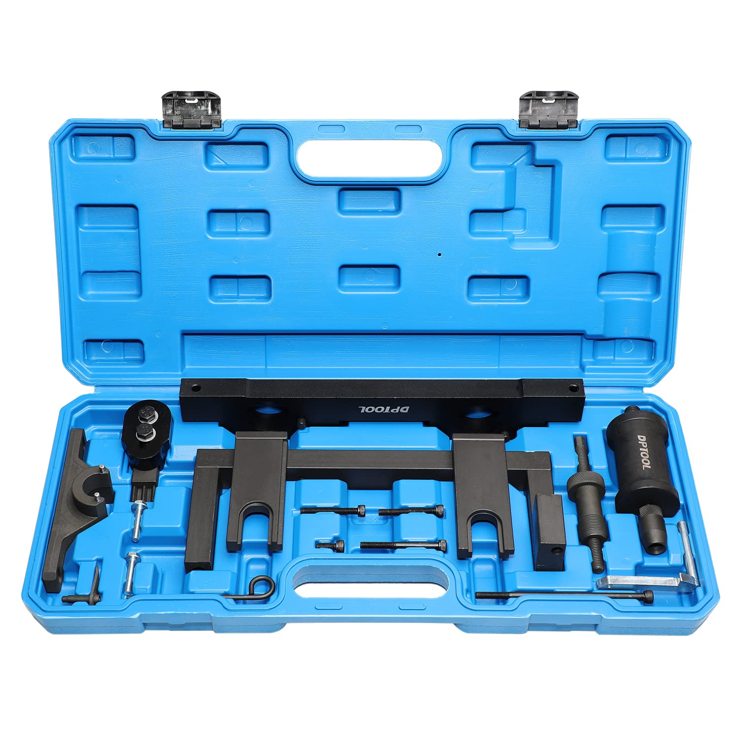 DPTOOL Zahnriemen Wechsel Werkzeug Set, Schwungrad-Halter-Werkzeug, Kraftstoffeinspritzdüsen-Entferner-Set, Nockenwellenwerkzeuge kompatibel mit BMW N20 N26 Motor DPTOOL Zahnriemen Wechsel Werkzeug Set, Schwungrad-Halter-Werkzeug, Kraftstoffeinspritzdüsen-Entferner-Set, Nockenwellenwerkzeuge kompatibel mit BMW N20 N26 Motor von DPTOOL