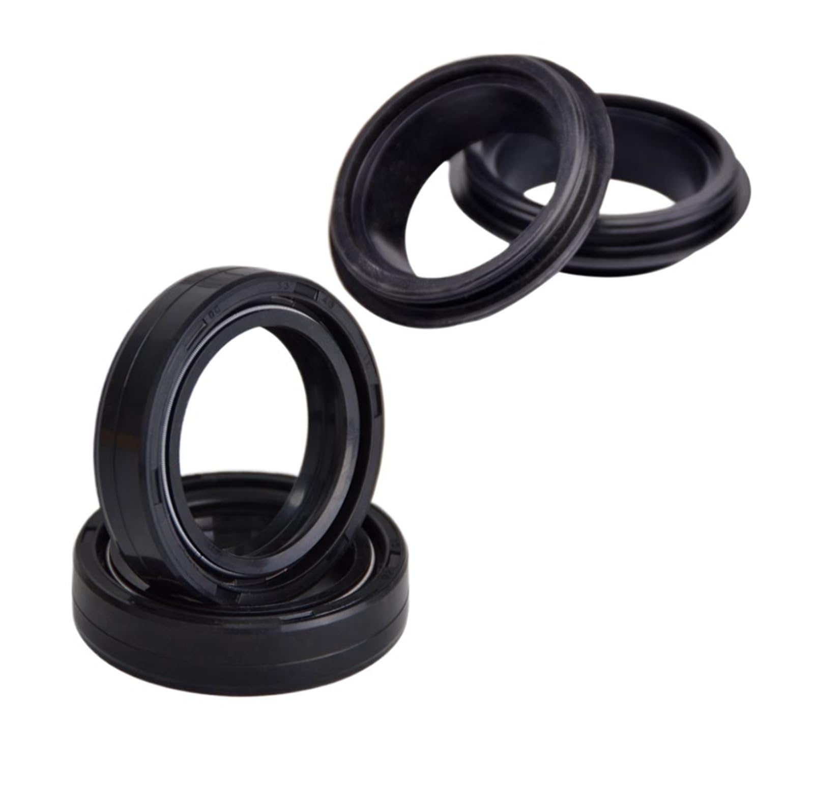 26X3 7X 10,5 Gabel Öl Dichtung & 26X37 Staub Abdeckung for MX80 PW80 TTR90 TTR90E 50 JOG R BWS 50 BUMP ORIGINAL SPY 1980-2011(2pcs oil 2pcs dust) von DPXBNFW