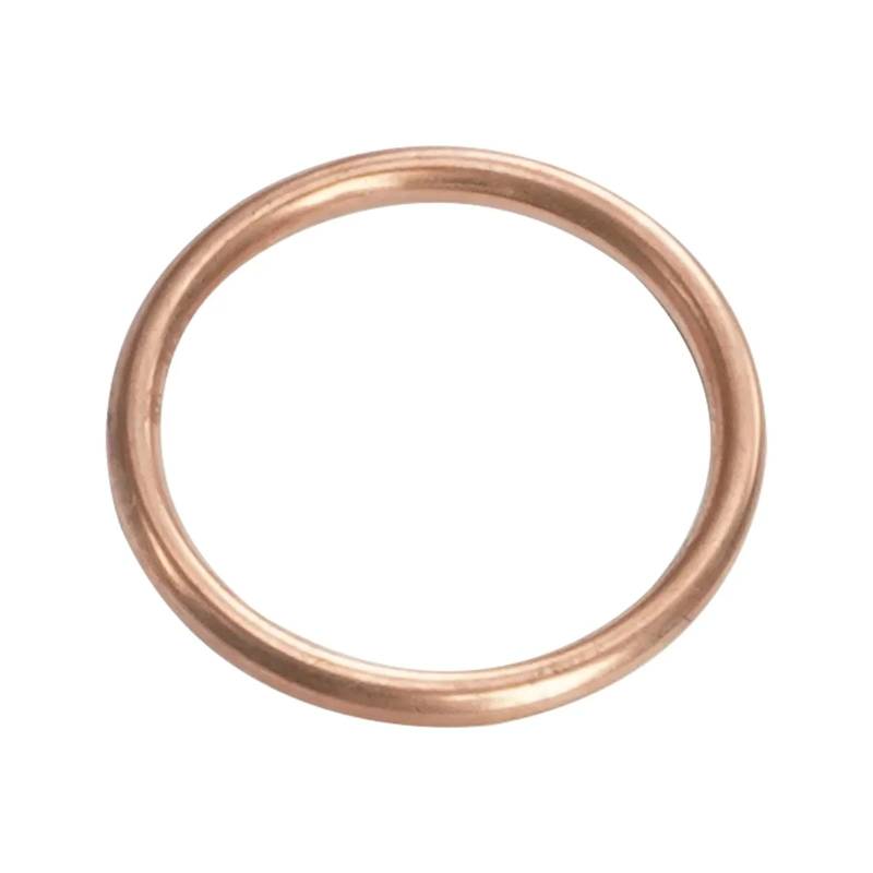Motorrad Motor Zylinderkopf Basis Kupplung Abdeckung Dichtung Kits for KX450F 2006-2008 47MM(Exhaust Pipe Gasket) von DPXBNFW