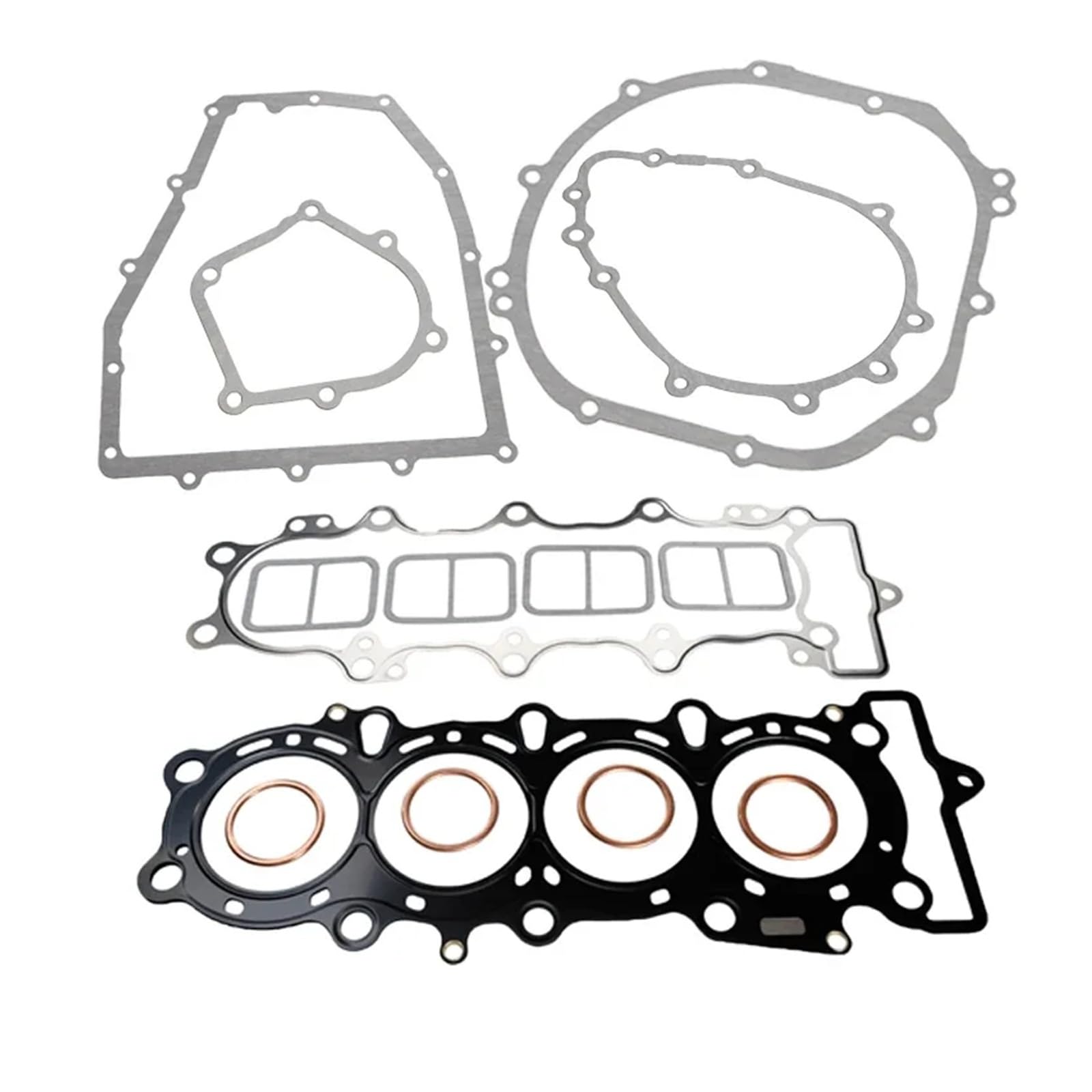 Motorrad Volle Zylinder Kurbelgehäuse Abdeckung Öl Pan Dichtung Kits for Ninja ZX6R ZX-6R ZX600 2000-2002 ZZ/R600 2005-2008(The kit) von DPXBNFW