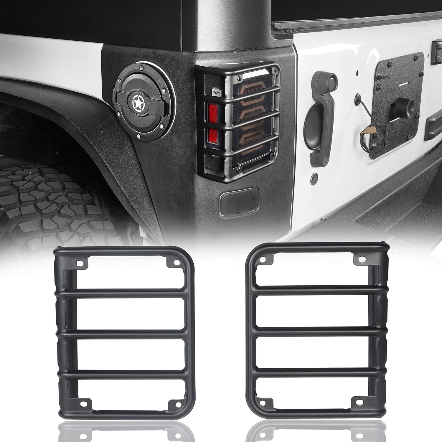dqdz matt schwarz Rugged Style Rücklicht Cover -Paar dqdz matt schwarz Rugged Style Rücklicht Cover -Paar von DQDZ