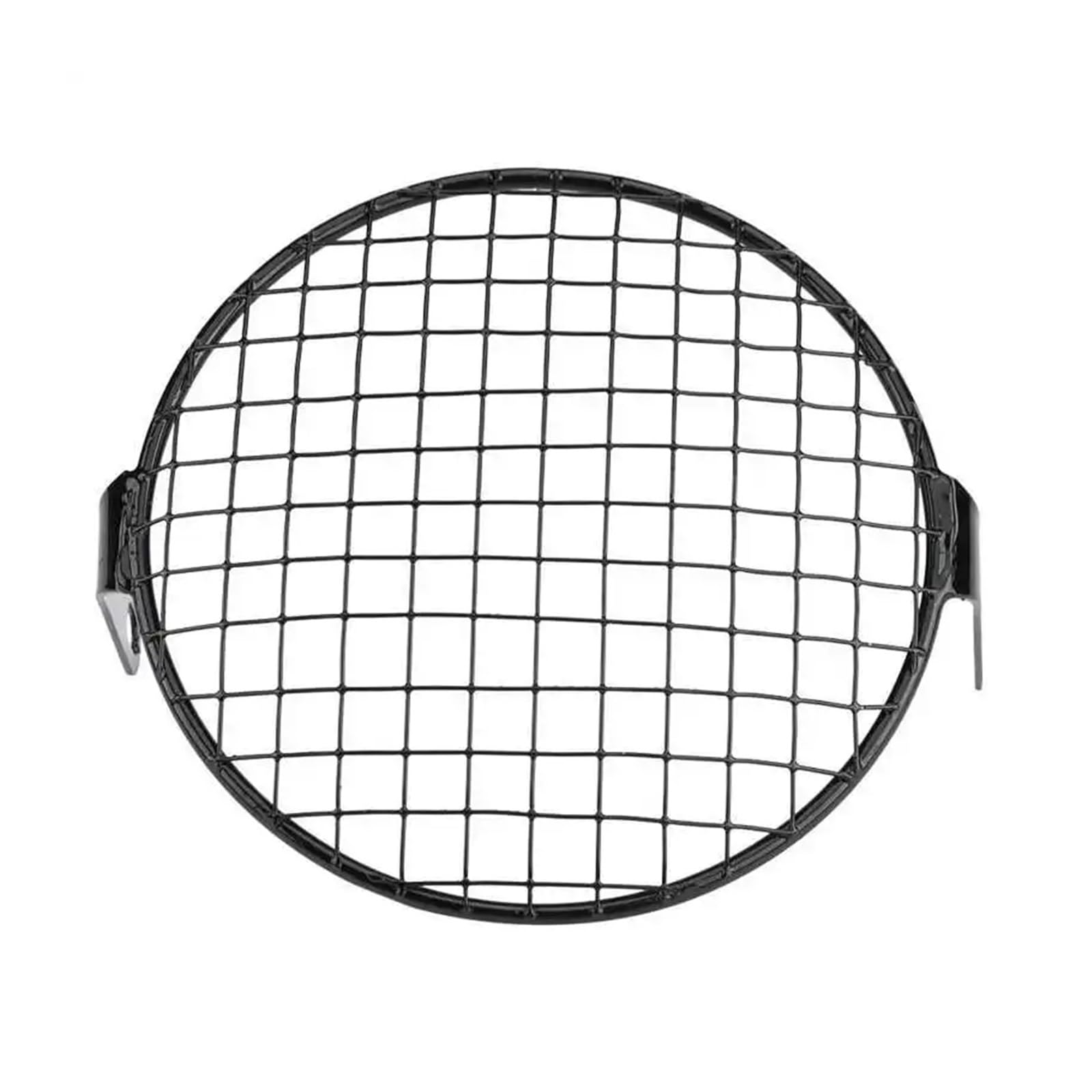 DQSSSL Scheinwerferschutz für Motorräder 6,5 zoll Motorrad Vintage Scheinwerfer Schutz Retro Grill Licht Lampe Abdeckung Chopper CafeRacer Kühlergrill-Schutz(Checks) von DQSSSL