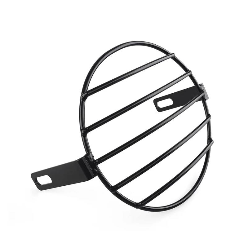 DQSSSL Scheinwerferschutz für Motorräder 7 Zoll Motorrad Vintage Scheinwerfer Schutz Retro Grill Licht Lampe Abdeckung Für Kühlergrill-Schutz(E) von DQSSSL