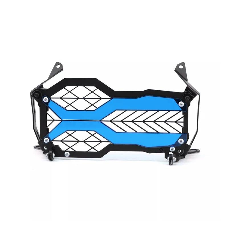 DQSSSL Scheinwerferschutz für Motorräder Für B&MW Für R1250GS Für R1200GS Für LC Für ADV 40 Edition Flipable Scheinwerfer Kopf Lichter Kühlergrill Schutz Abdeckung Kühlergrill-Schutz(Blue 40 Years) von DQSSSL