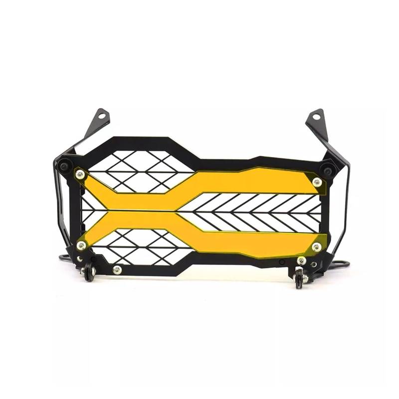 DQSSSL Scheinwerferschutz für Motorräder Für B&MW Für R1250GS Für R1200GS Für LC Für ADV 40 Edition Flipable Scheinwerfer Kopf Lichter Kühlergrill Schutz Abdeckung Kühlergrill-Schutz(Yellow 40 Years) von DQSSSL