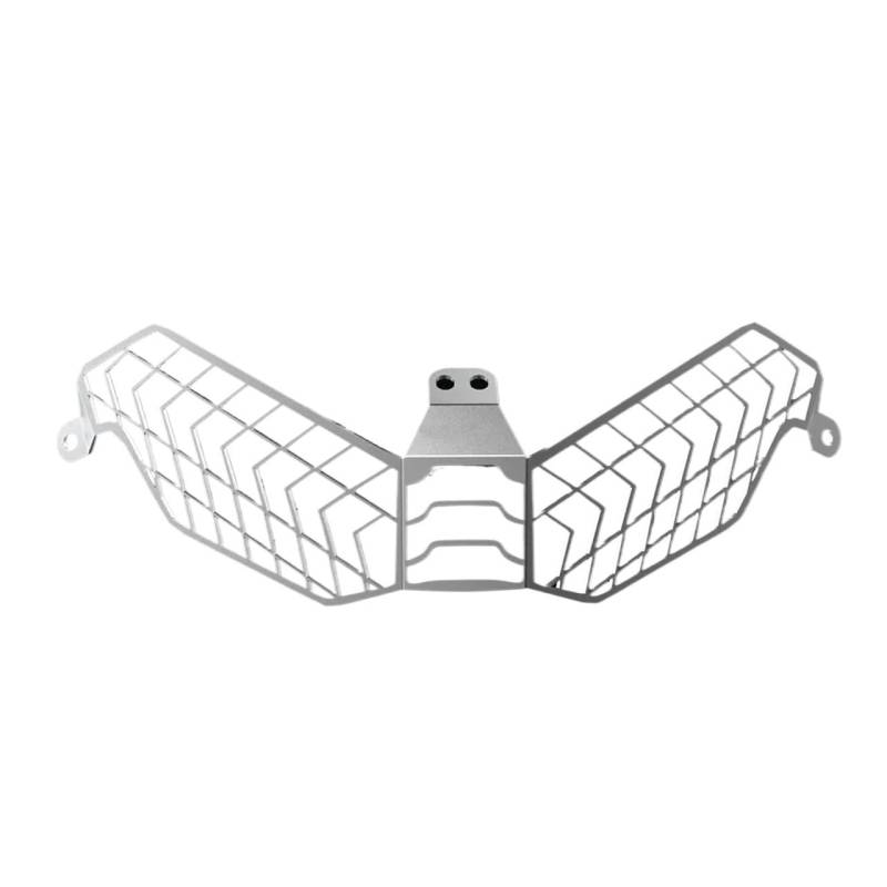 DQSSSL Scheinwerferschutz für Motorräder Für B&enelli Für 750X Für TRK702X 2022 2023 2024 Motorrad Scheinwerfer Kühlergrill Wache Abdeckung Grill Kühlergrill-Schutz(Silver) von DQSSSL