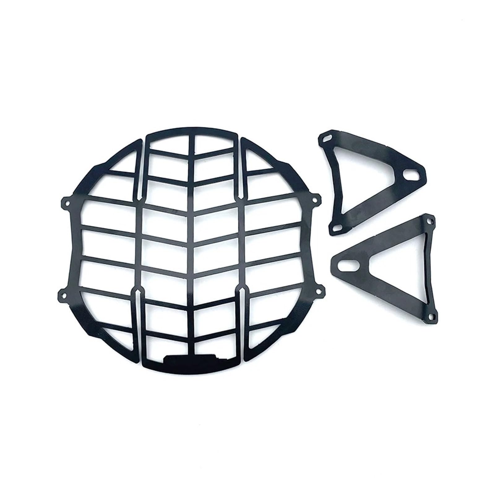 DQSSSL Scheinwerferschutz für Motorräder Für Speed ​​400 Für Scrambler 400 X 2024 Motorrad-Scheinwerferschutz-Schutz-Scheinwerfergrill-Kopf-Lichtschutzabdeckung Kühlergrill-Schutz(Black) von DQSSSL
