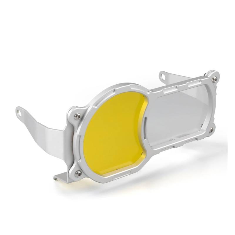 DQSSSL Scheinwerferschutz für Motorräder Motorrad Scheinwerfer Abdeckung Schutz Für B&MW Für R1250 GS 2020-2023 Für R1250GSA Für ADV 2020-2024 2023 Kühlergrill-Schutz(Silver) von DQSSSL