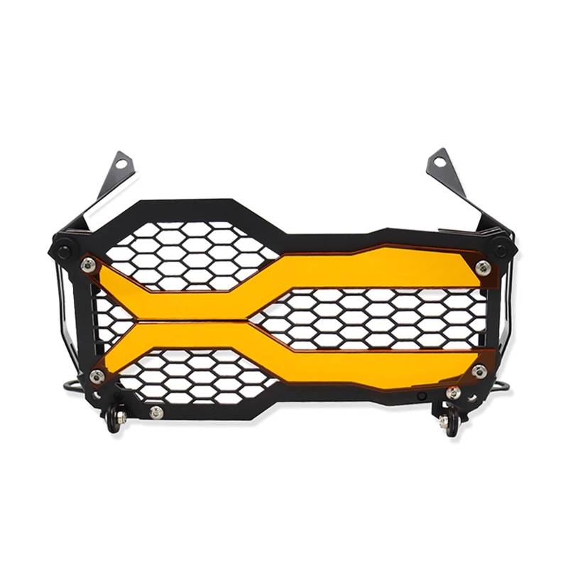 DQSSSL Scheinwerferschutz für Motorräder Motorrad Scheinwerfer Schutz Grille Abdeckung FÜR FÜR B&MW R1250GS FÜR ADV FÜR GSA1250 2023-2019 Kühlergrill-Schutz(Orange) von DQSSSL