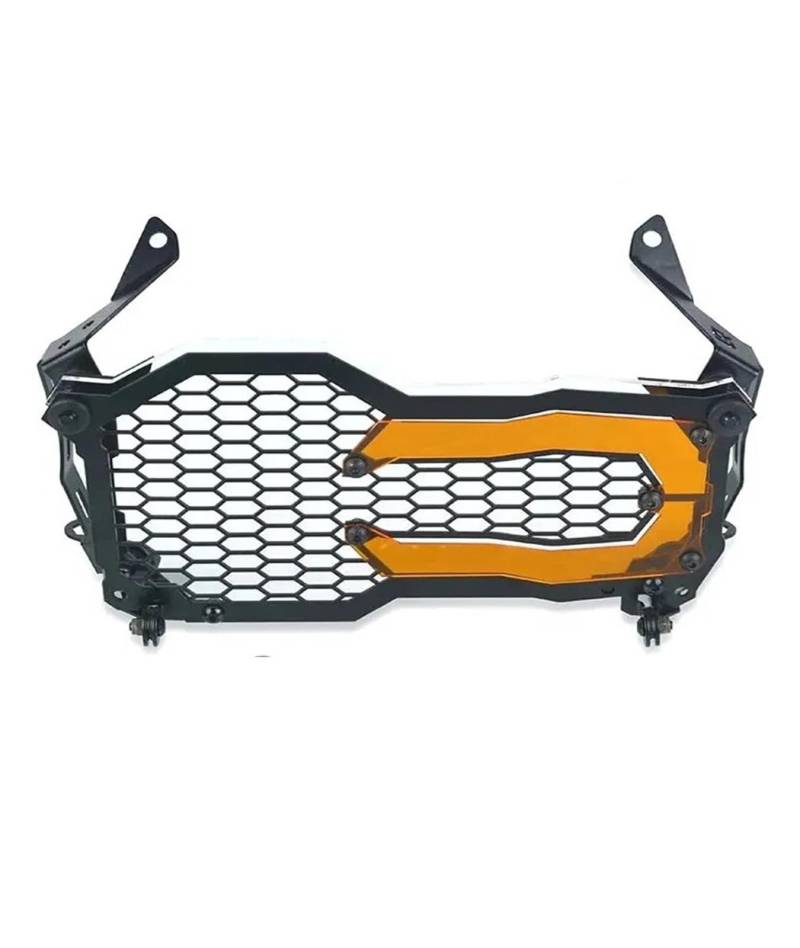 Scheinwerferschutz für Motorräder Für B&MW Für R1200 Für 1250 Für GS Für A Motorradteile Scheinwerferschutzabdeckung Abnehmbarer Kühlergrill Farbwechselabdeckung Geeignet Kühlergrill-Schutz(Orange) von DQSSSL