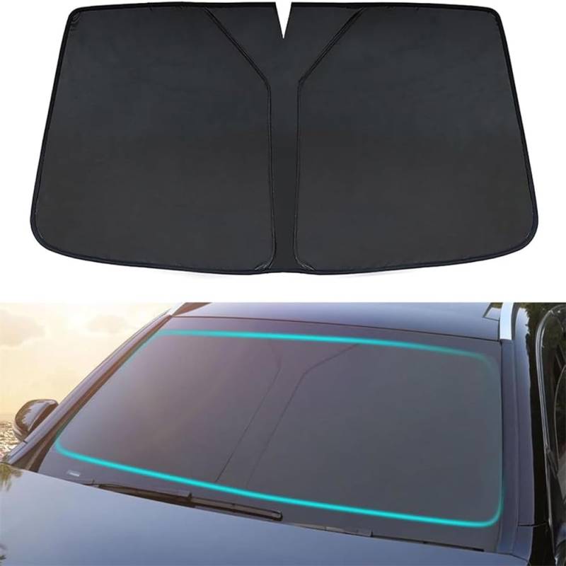 Auto Sonnenschutz Frontscheibe Sonnenblende für VW Passat Variant Passat B6 Variant Passat B7 2000-2023 2024, Faltbare Windschutzscheiben Sonnenschutzabdeckung Autozubehör von DQSZ