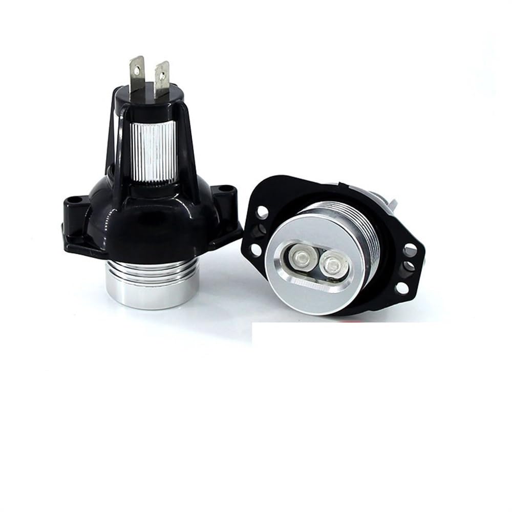 DQZRTUECA Angel Eyes, 2 x fehlerfreie 10 W 60 W LED-Begrenzungsleuchten for BMW E90 E91 3er-Serie 325i 328i 335i (2006–2008), Optionen Weiß/Rot/Blau(Red,10w) von DQZRTUECA