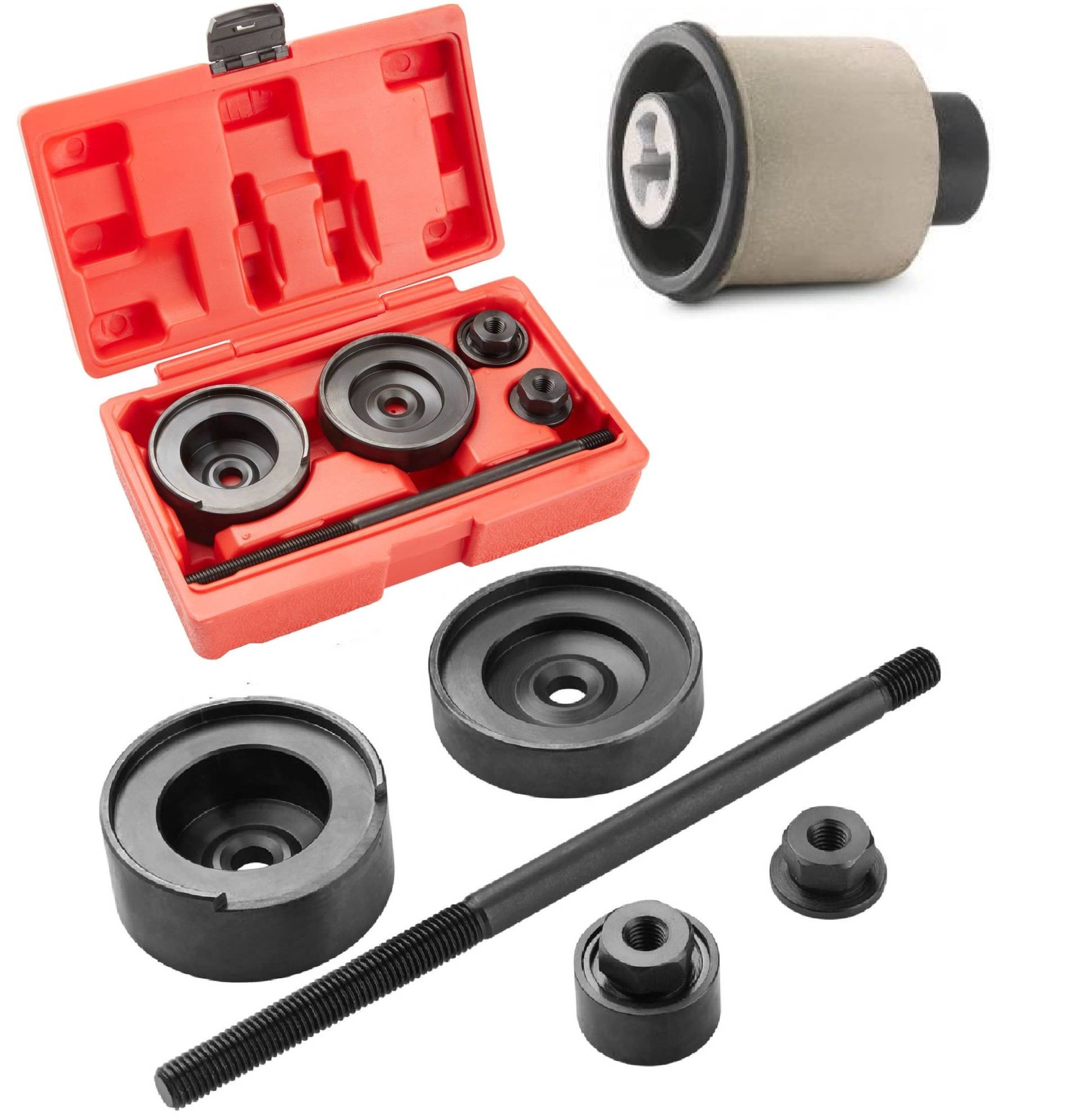 DR TOOLS Hinterachsbuchsen Silentlager Einpresswerkzeug AUSDRÜCKER GUMMILAGER Einbausatz für VW Golf IV mk4 für Bora Polo mk4 für Audi A3 für Skoda Fabia I II III Octavia DR TOOLS Hinterachsbuchsen Silentlager Einpresswerkzeug AUSDRÜCKER GUMMILAGER Einbausatz für VW Golf IV mk4 für Bora Polo mk4 für Audi A3 für Skoda Fabia I II III Octavia von DR TOOLS