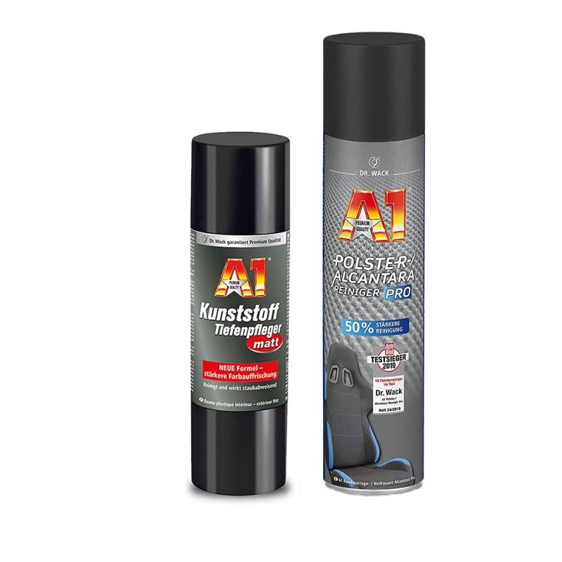 Dr. Wack Kunststoff Tiefenpfleger 250ml 2770 + Polsterschaumreiniger 400ml 2791 von Dr. Wack