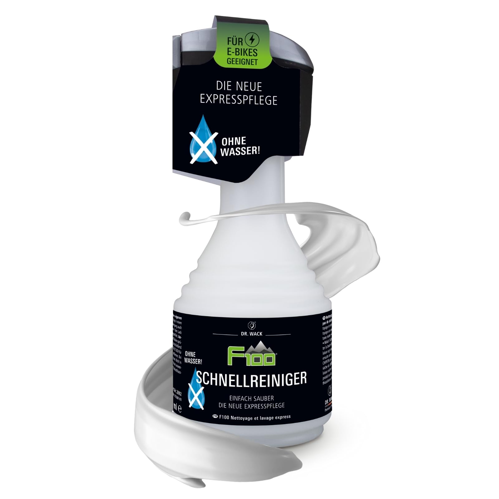 DR. WACK F100 Fahrrad Schnellreiniger 500 ml - Schnelle Reinigung & Pflege für zwischendurch - Fahrradreiniger mit Farbauffrischungseffekt - für alle Fahrräder - Hochwertige Fahrradpflege DR. WACK F100 Fahrrad Schnellreiniger 500 ml - Schnelle Reinigung & Pflege für zwischendurch - Fahrradreiniger mit Farbauffrischungseffekt - für alle Fahrräder - Hochwertige Fahrradpflege von Dr. Wack